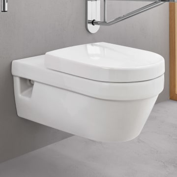 Villeroy & Boch Vicare Tiefspül-WC spülrandlos, 37 x 70 cm, für WC-Sitz