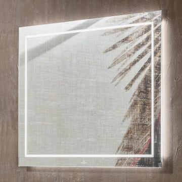 Villeroy & Boch Finion Spiegel 100 x 75 cm mit LED- und Wandbeleuchtung
