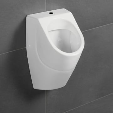 Villeroy & Boch O.novo Absaug-Urinal, ohne Deckel, DirectFlush, Zulauf von oben