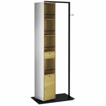 Vitra Memoria Black Spiegel Garderobe 70 X 40 X 178 Cm 61277 Megabad