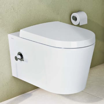VitrA Options Nest Wand Tiefspül-WC mit Bidetfunktion und Armatur