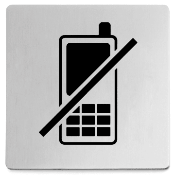 ZACK INDICI Hinweisschild Handy-Verbot