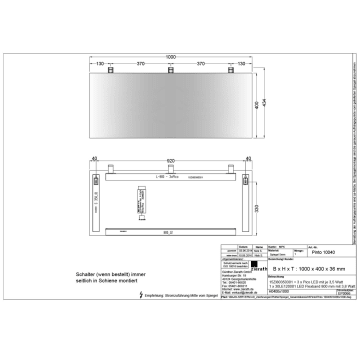 Zierath led spiegel