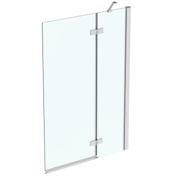 Ideal Standard i.life Duschwand mit Tür für Badewanne 100 cm, Anschlag rechts