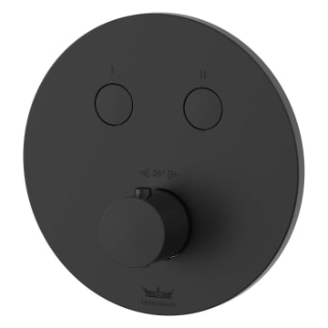 Kronenbach Smart Push Thermostat Unterputz für 2 Verbraucher, runde Ausführung