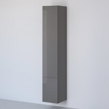 Kronenbach Cube Hochschrank 30 x 168 cm, 2 Türen, Anschlag links, mit TIP-ON