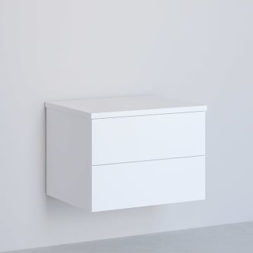Kronenbach Cube Sideboard 61 cm mit 2 Auszügen und TIP-ON