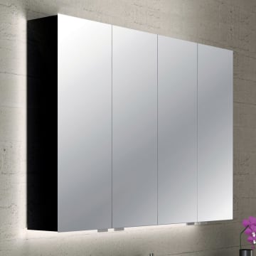 Sprinz Modern-Line Spiegelschrank Modell 04 Aufputzversion 200 cm mit Waschtischbeleuchtung