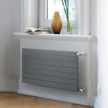 Zehnder Nova NHLLH35/35 radiator 200 x 35.4 x 9.2 cm with Completto connection V014 and cover grille