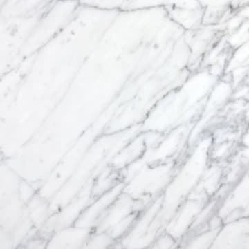Stone Abdeckplatte "Bianco Carrara" 111 cm, Tiefe 39,2 cm
