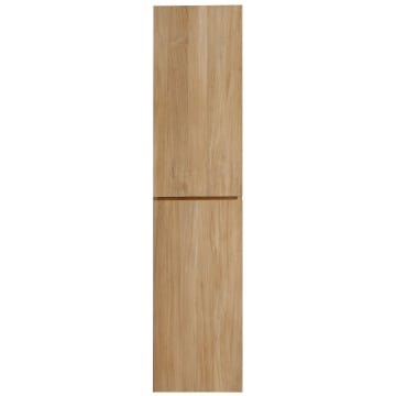 Wood Hochschrank 40 cm mit 2 Türen, Anschlag rechts