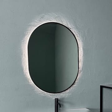 Art LED-Lichtspiegel Oval 40 x 80 cm, umrahmt