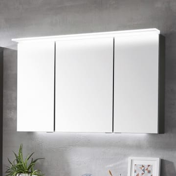 Puris Kao Line Serie A Spiegelschrank 90 cm mit LED Flächenleuchte