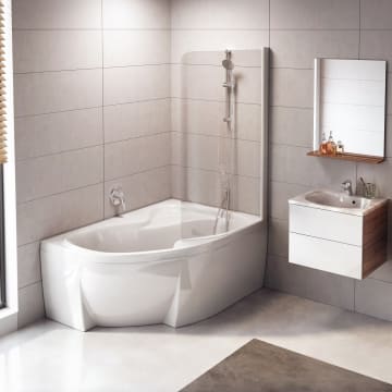Ravak Rosa Ii 150 X 105 Cm Eck Badewanne Mit Duschbereich Rechts Cj21000000 Megabad