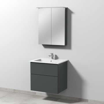 Sanipa 3way Möbelset inkl. Spiegelschrank "MALTE", 65 cm, mit Push to open