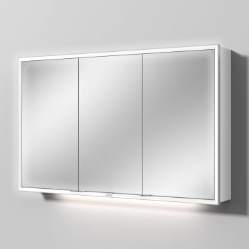 Sanipa Reflection Melamin-Spiegelschrank MILO 120 mit 3 Türen