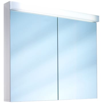 Schneider LOW Line LED mirror cabinet LOW 100/2/LED, 100 x 77 cm