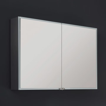 Sprinz Pure-Line Spiegelschrank Aufputz mit 2 Türen 80 cm