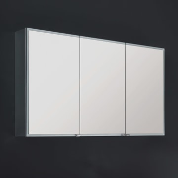 Sprinz Pure-Line Spiegelschrank Aufputz mit 3 Türen 130 cm