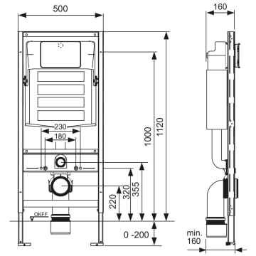 Tece Teceprofil Wc Modul Mit Geberit Spulkasten 9300011 Megabad