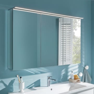 Villeroy & Boch Finero Vorbau-Spiegelschrank mit Beleuchtung 130,7 x 75,8 cm