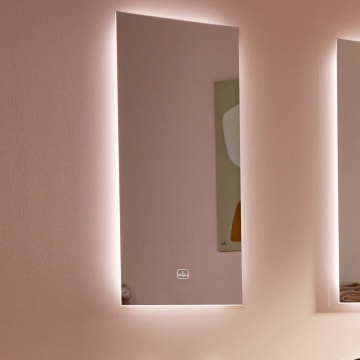 Villeroy & Boch More to See Lite Spiegel, mit Beleuchtung, 37 x 75 cm