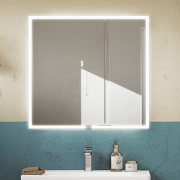 Villeroy & Boch My View Now Vorbau-Spiegelschrank 80 cm, 2 Türen, Smart Home