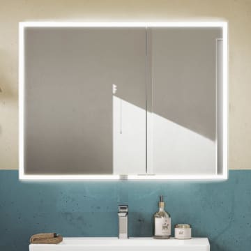 Villeroy & Boch My View Now Einbau-Spiegelschrank 100 cm, 2 Türen, Smart Home