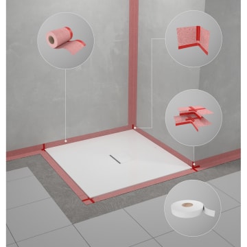 Villeroy & Boch Sopro sealing system for shower trays