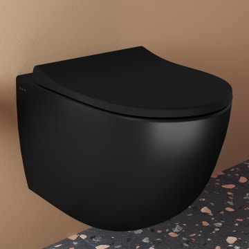 VitrA Sento Wand-WC VitrA Flush 2.0, Tiefspüler ohne Spülrand