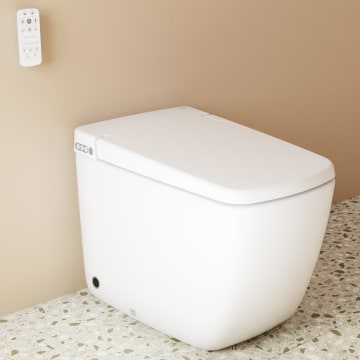 VitrA V-Care Prime Dusch-Stand-WC ohne Spülrand