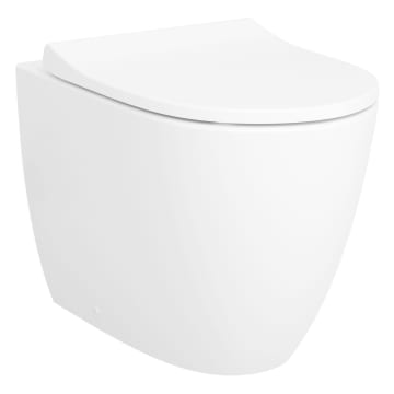 VitrA Sento Stand-WC VitrA Flush 2.0 Tiefspüler, ohne Spülrand mit Oberflächenveredelung