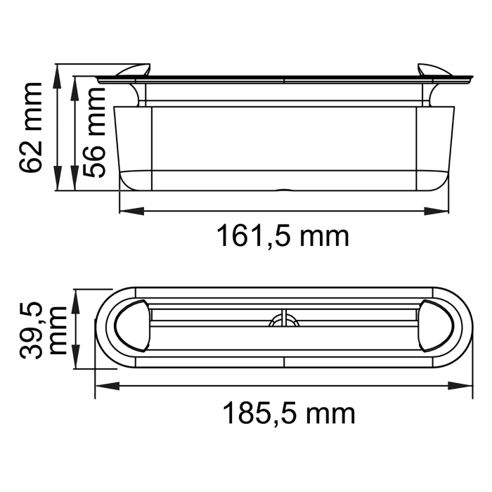 ACO ShowerDrain S+ Ersatzgeruchsverschluss Sperrwasserhöhe 3 cm