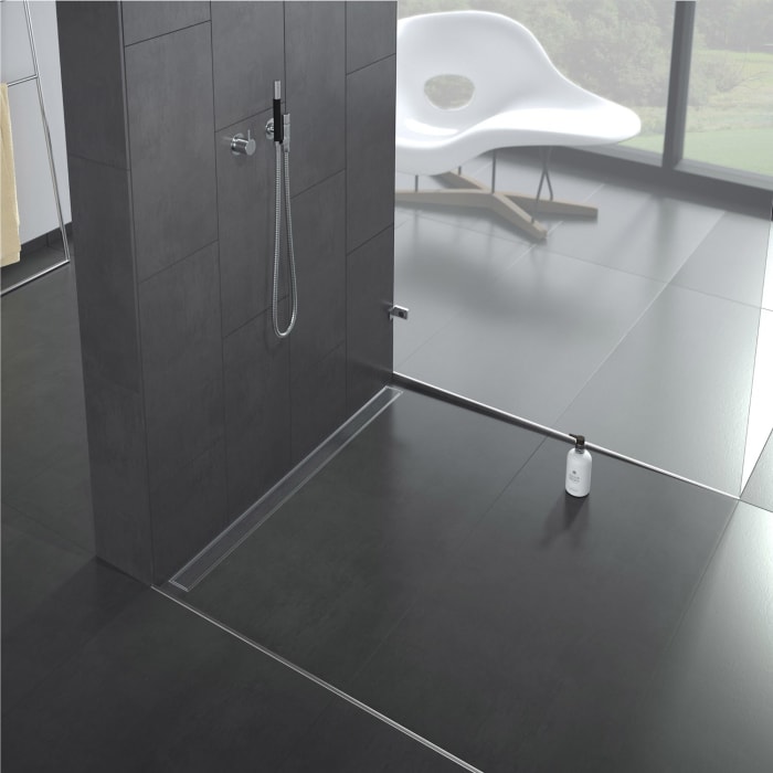 ACO ShowerDrain C Duschrinne ohne Aufkantung, DN 40, L: 118,5 cm