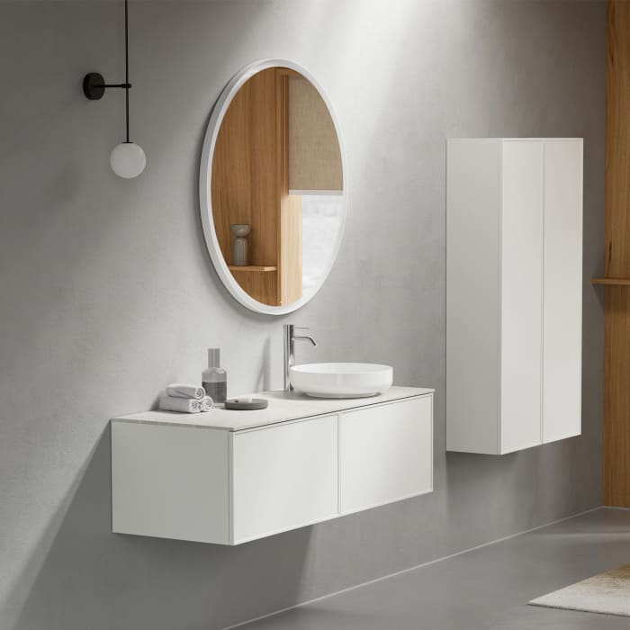 Alape Arkta Mittelschrank 40 x 15 x 80 cm, Anschlag rechts