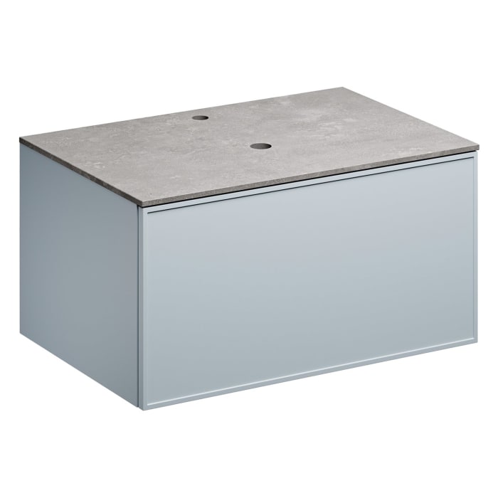 Alape Arkta Möbelmodul mit Trägerplatte 80 cm, Beckenposition mittig