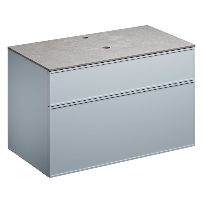 Alape Arkta Möbelmodul mit Trägerplatte 100 cm, Beckenposition mittig