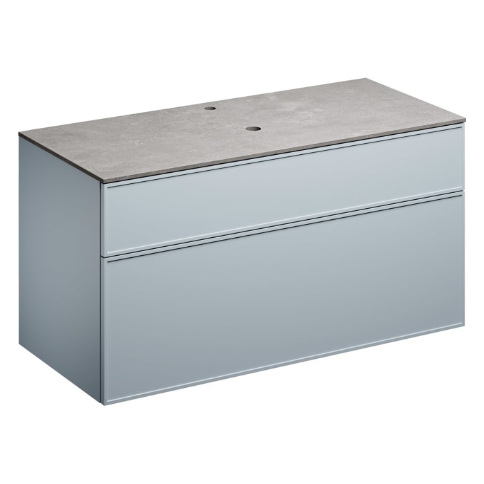 Alape Arkta Möbelmodul mit Trägerplatte 120 cm, Beckenposition mittig