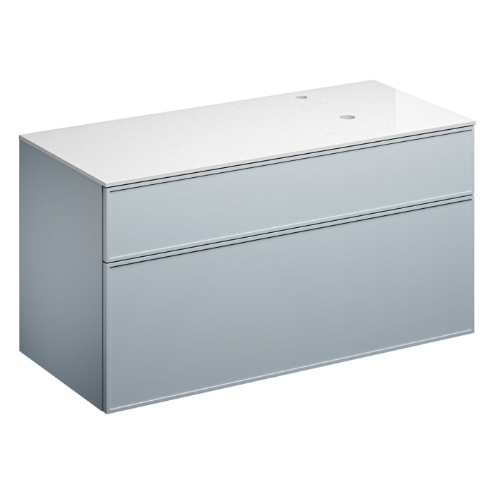 Alape Arkta Möbelmodul mit Trägerplatte 120 cm, Beckenposition rechts