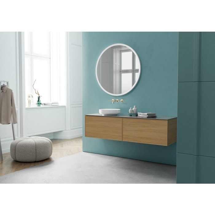 Alape Arkta Möbelmodul mit Trägerplatte 160 cm, Beckenposition rechts