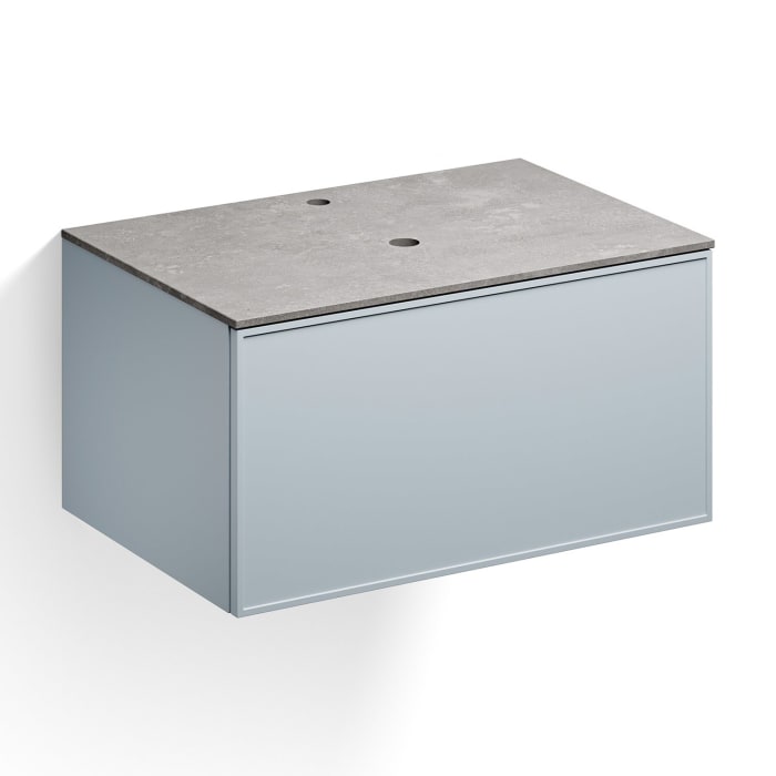 Alape Arkta Möbelmodul mit Trägerplatte 80 cm, Beckenposition mittig