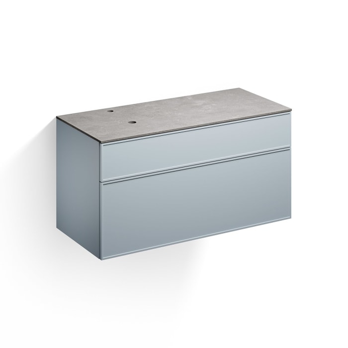 Alape Arkta Möbelmodul mit Trägerplatte 120 cm, Beckenposition links