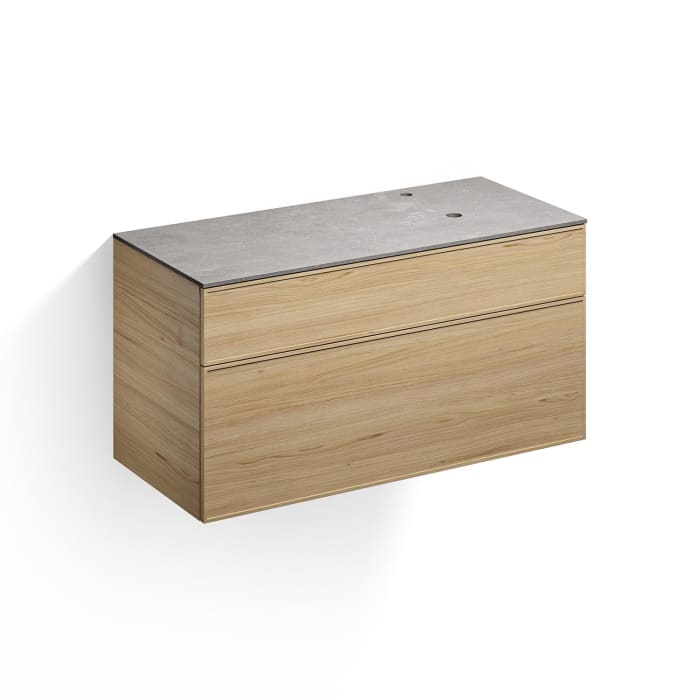 Alape Arkta Möbelmodul mit Trägerplatte 120 cm, Beckenposition rechts