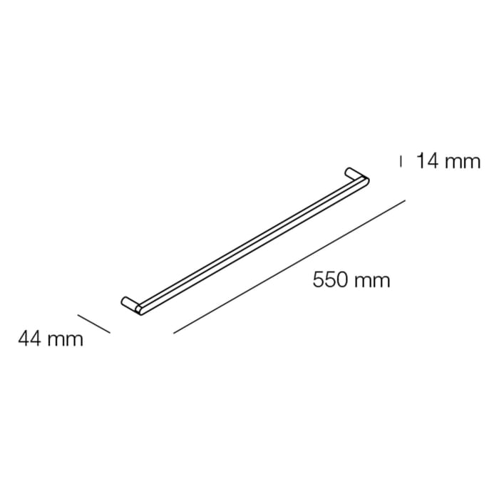 Alape Arkta Möbelgriff - Reling