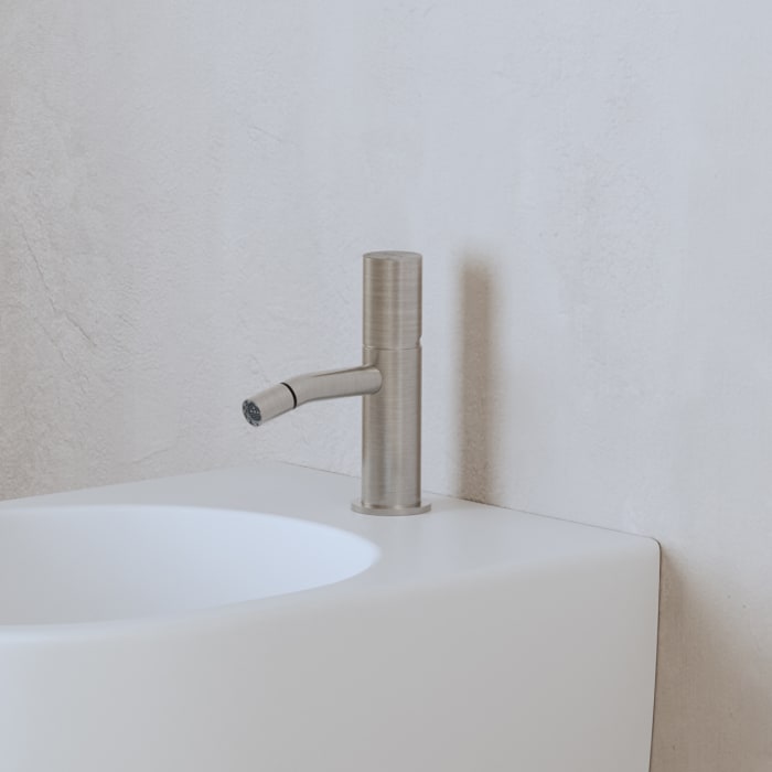 ALLUVION Juno Edelstahl Bidet-Einhebelmischer ohne Ablaufventil