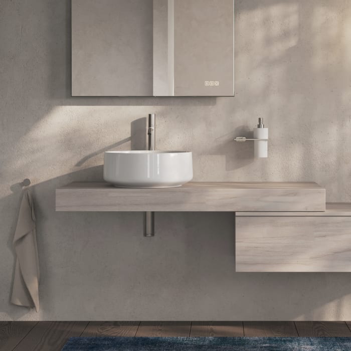 ALLUVION Juno Edelstahl Waschtisch-Einhebelmischer XXL ohne Ablaufventil, wassersparend