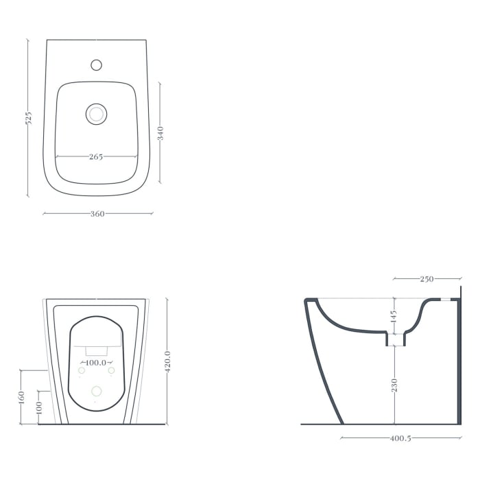 ALLUVION Mars wandbündiges Standbidet