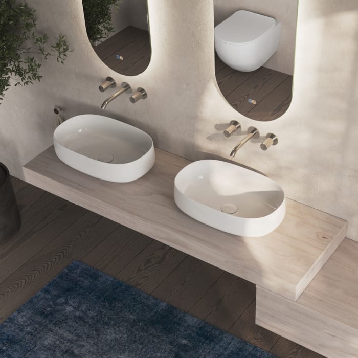 ALLUVION Apollo Aufsatzwaschtisch 55 x 35 cm