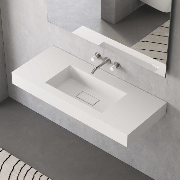 ALLUVION Eros Waschtisch 120 cm, ohne Hahnloch