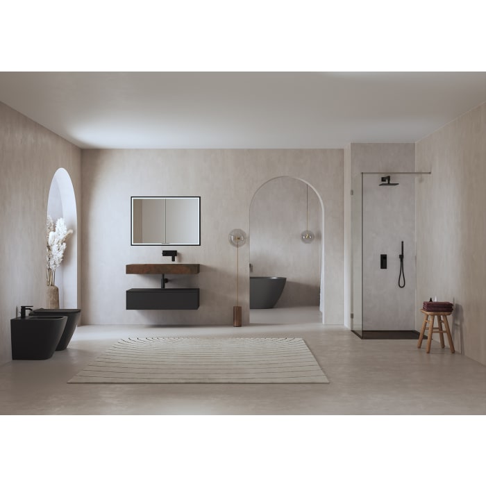 ALLUVION Latona Waschtisch aus Laminam® 100 cm, ohne Hahnloch